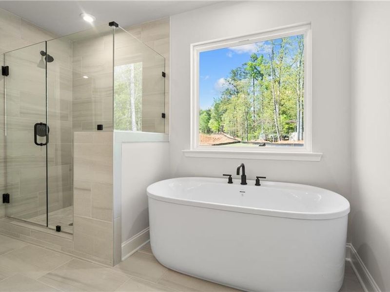 Furnished interior view inside a new home in Melody Lakeside Estates, Buford (Image 9).