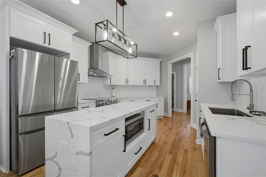 Furnished interior view inside a new home in , Canton (Image 7).