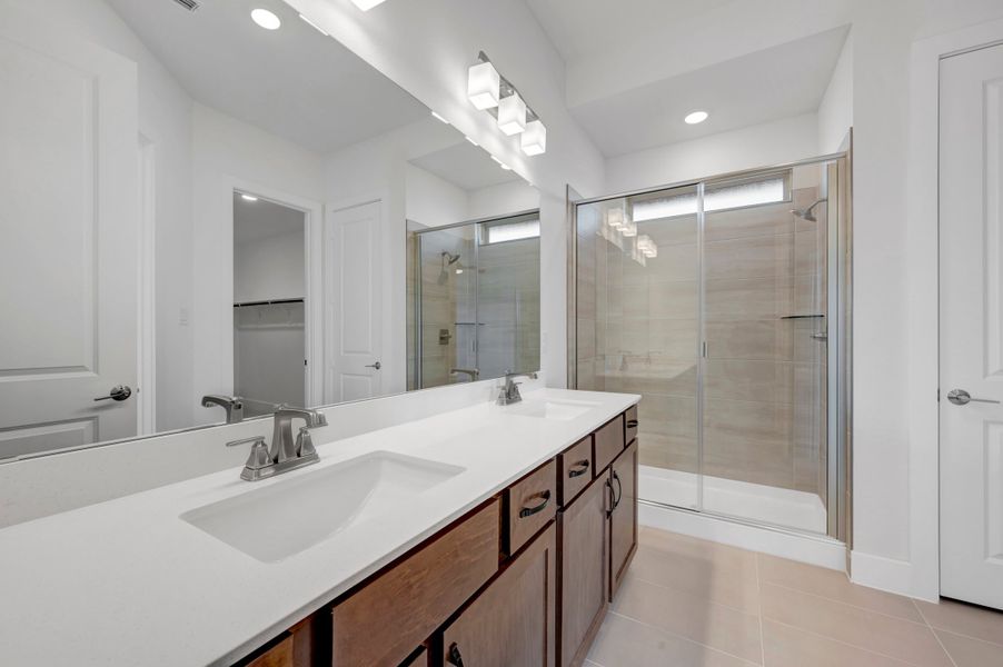 Furnished interior view inside a new home in LaPrelle, Haslet (Image 10).