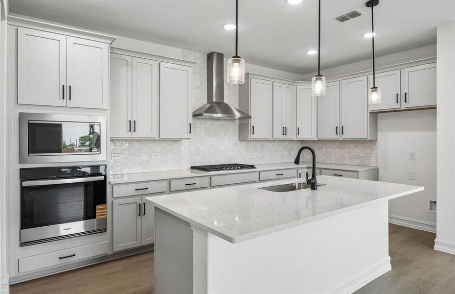 Abundant cabinet space in kitchen Abundant cabinet space in kitchen