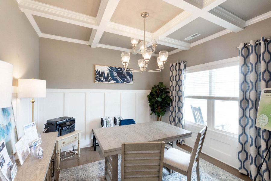 Representative furnished interior of a home built from the Carver by Caviness & Cates Communities in Maggie Way, Wendell (Image 95).