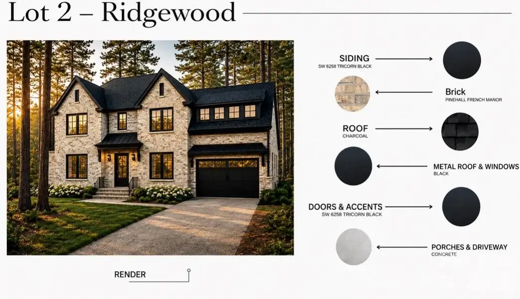 Sample of building materials used in homes in , Lincolnton (Image 6).