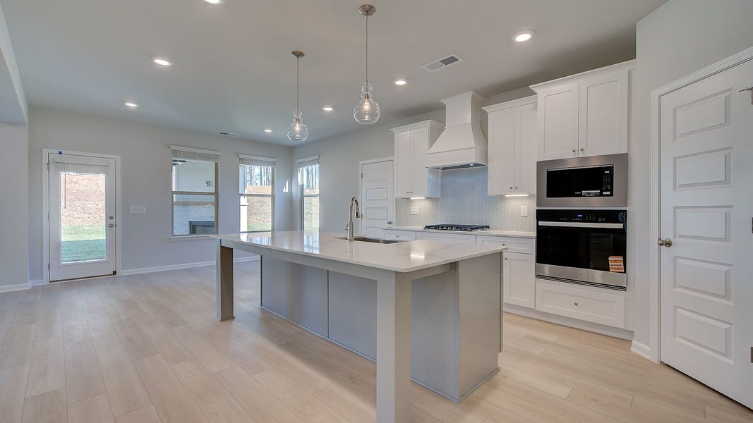 Furnished interior view inside a new home in Riverbend Overlook, Fayetteville (Image 16). Furnished interior view inside a new home in Riverbend Overlook, Fayetteville (Image 16).