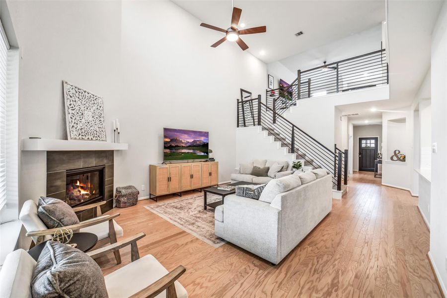 Furnished interior view inside a new home in , Katy (Image 6).