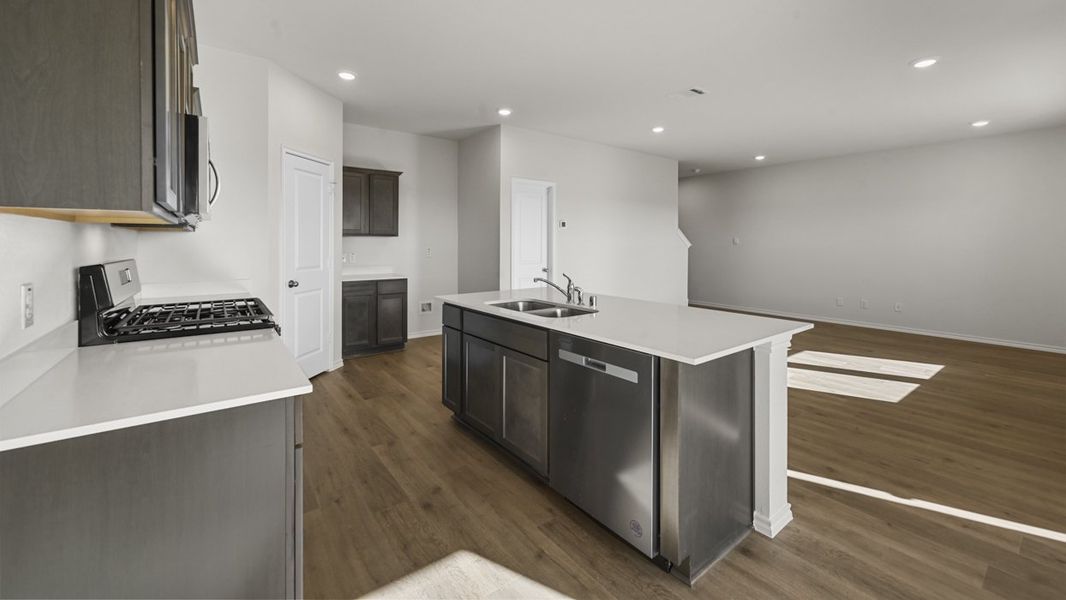 Furnished interior view inside a new home in Wildcat Ranch, Crandall (Image 9).