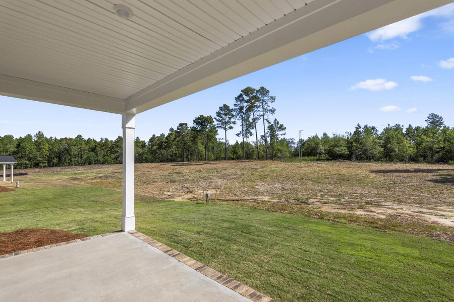 Exterior details and patio area of a home in Hancock Farms, Aiken (Image 4).