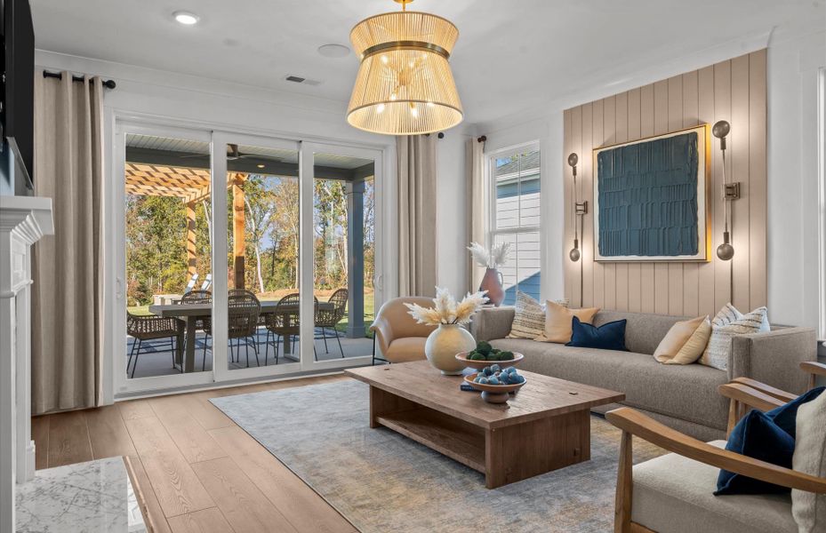 Representative furnished interior of a home built from the Mainstay by Del Webb in Del Webb Greenville, Greenville (Image 4).