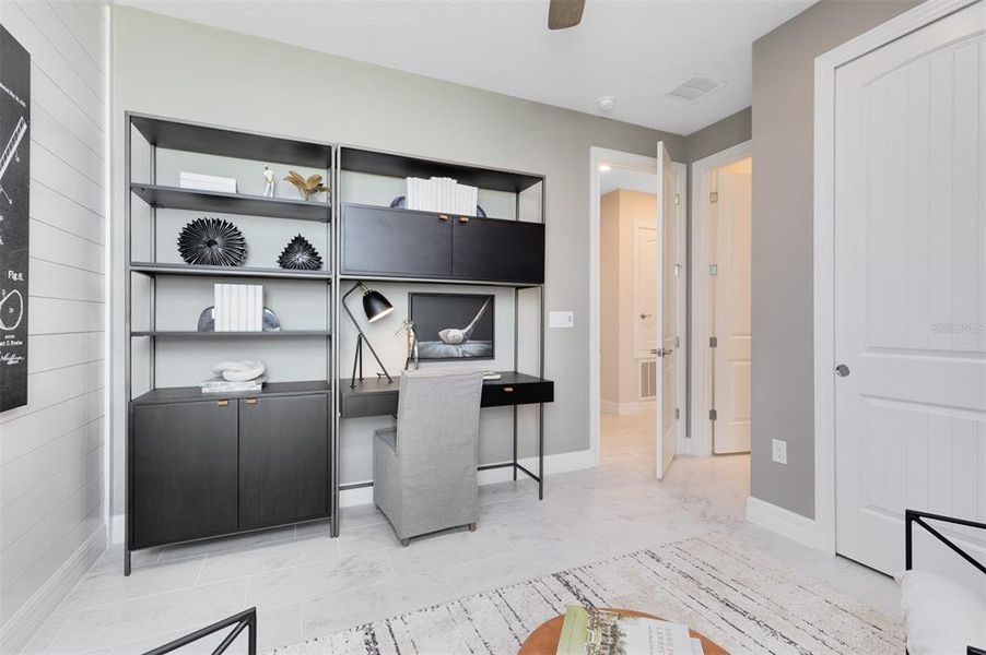Furnished interior view inside a new home in Bridgewalk, St. Cloud (Image 22).