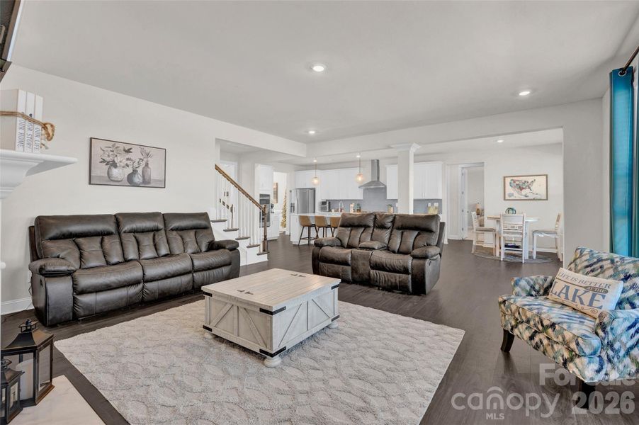 Furnished interior view inside a new home in Legacy at Reid's Cove, Mooresville (Image 26).