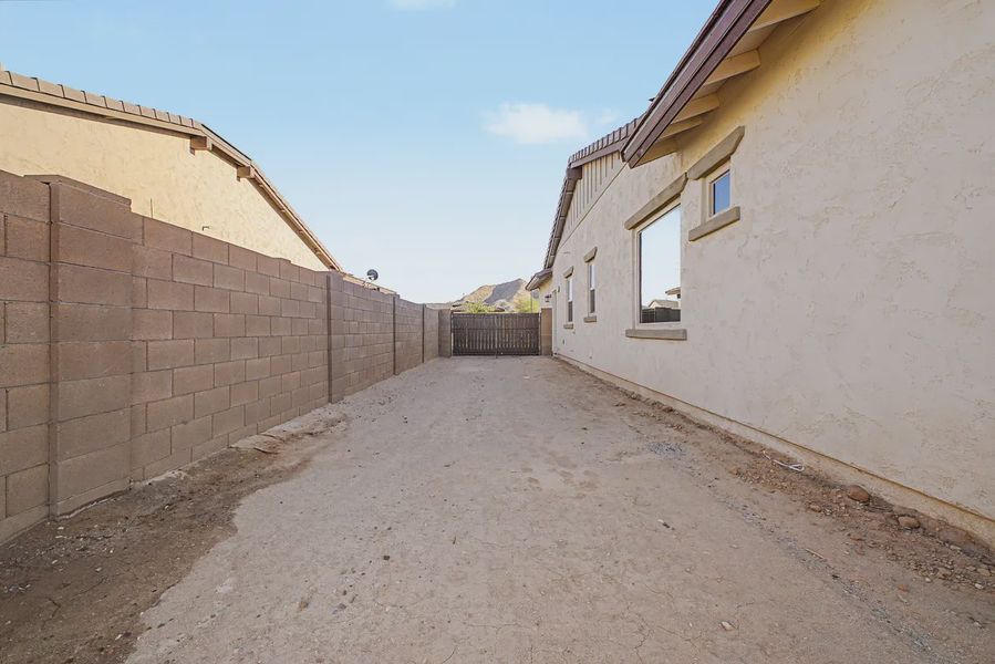 Exterior details and patio area of a home in Bellero Estates, Queen Creek (Image 3).