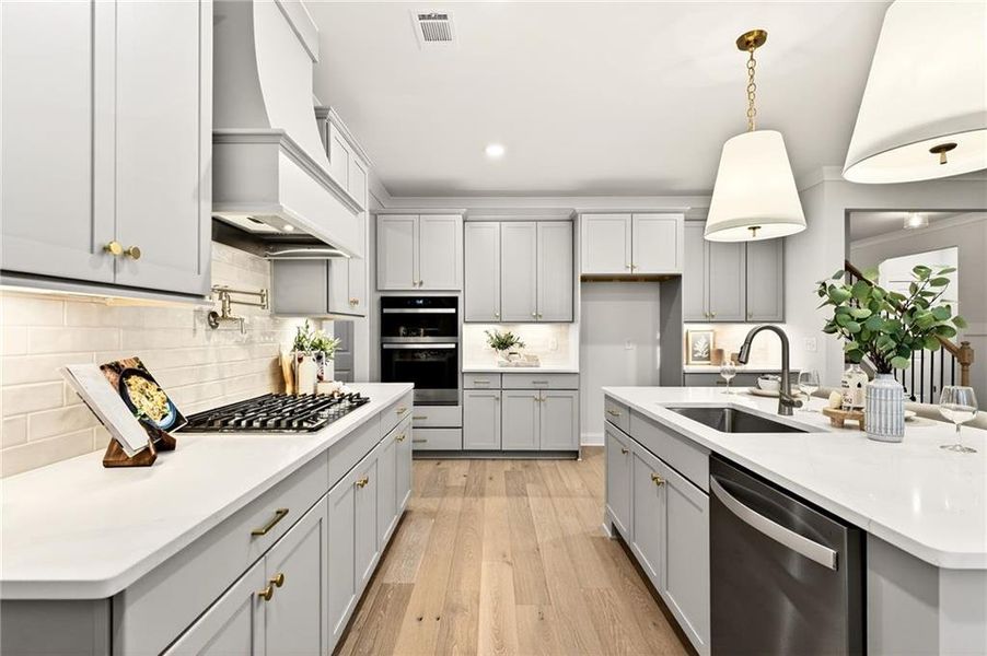 Furnished interior view inside a new home in River Rock, Ball Ground (Image 32).