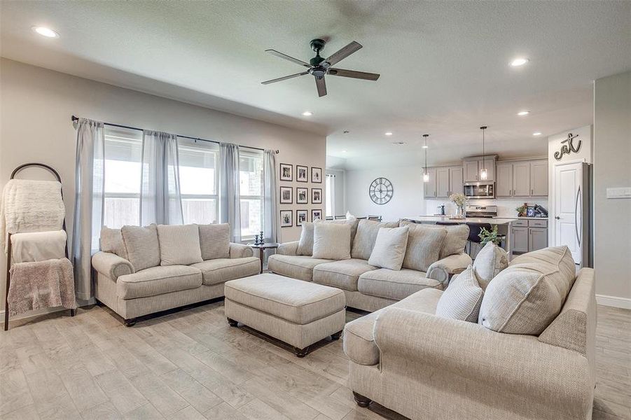 Furnished interior view inside a new home in , Cedar Hill (Image 6). Furnished interior view inside a new home in , Cedar Hill (Image 6).