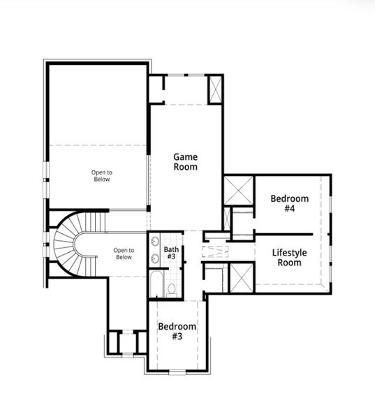 2D floor plan layout for the Leyland Plan by Highland Homes in Mont Blanc, Schertz, TX (Image 29). 2D floor plan layout for the Leyland Plan by Highland Homes in Mont Blanc, Schertz, TX (Image 29).