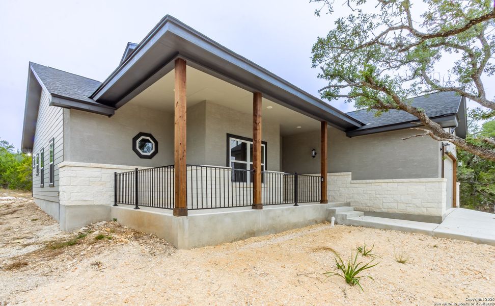 Exterior details and patio area of a home in , Fischer (Image 20). Exterior details and patio area of a home in , Fischer (Image 20).