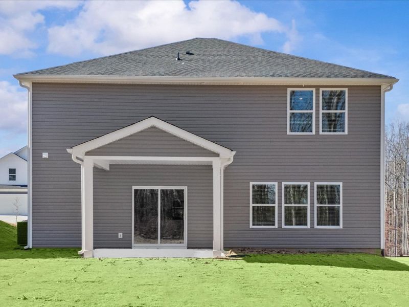 Exterior details and patio area of a home in Maxwell Commons, Easley (Image 2). Exterior details and patio area of a home in Maxwell Commons, Easley (Image 2).