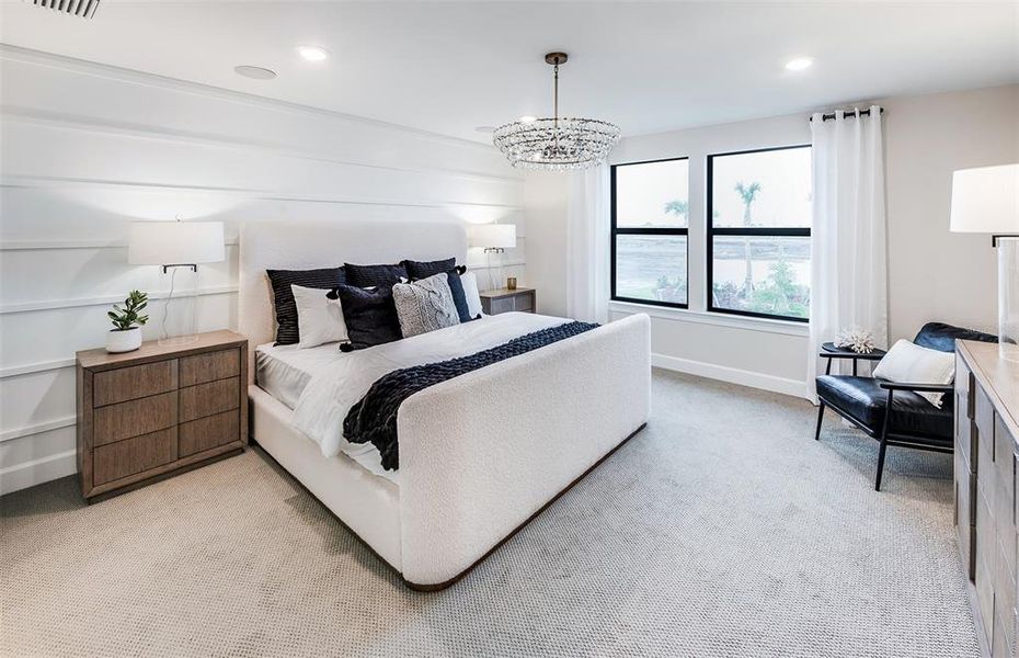 Furnished interior view inside a new home in Talon Preserve on Palmer Ranch, Nokomis (Image 13).