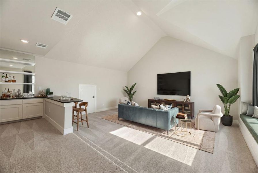 Furnished interior view inside a new home in Grand Estates of Anna, Anna (Image 4).
