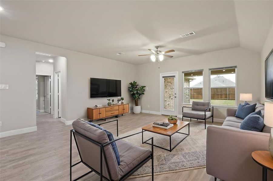 Furnished interior view inside a new home in , Anna (Image 10).