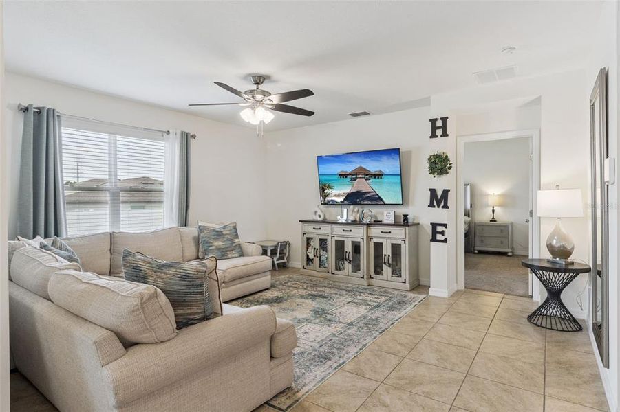 Furnished interior view inside a new home in Wind Meadows South, Bartow (Image 10).