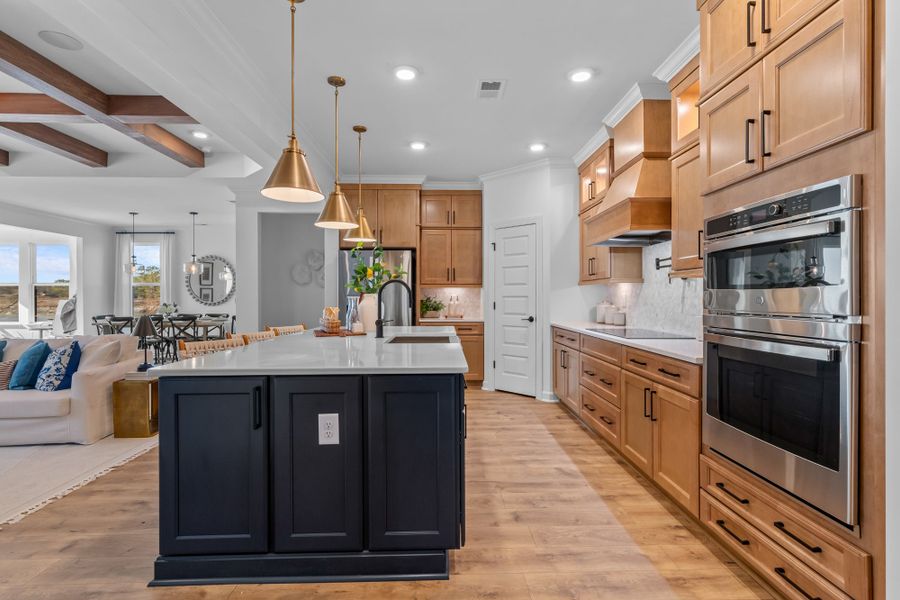 Representative furnished interior of a home built from the The Surfrider by Chesapeake Homes in Coastal Club of the Carolinas, Calabash (Image 9).