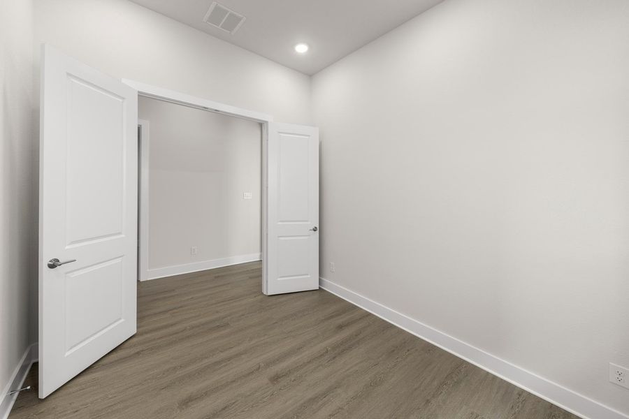 Spacious, unfurnished interior of a new home in Discovery Collection at Painted Tree Village, McKinney (Image 15). Spacious, unfurnished interior of a new home in Discovery Collection at Painted Tree Village, McKinney (Image 15).