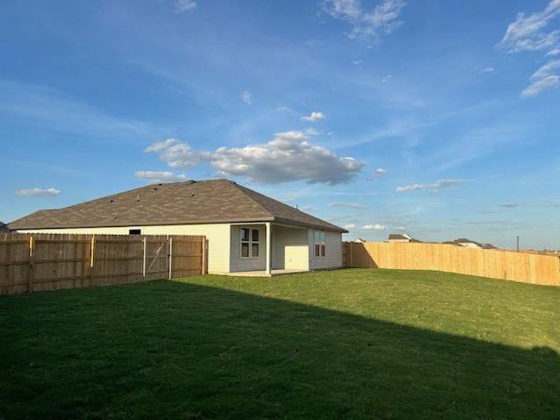Exterior details and patio area of a home in Cornerstone, Rockdale (Image 3).