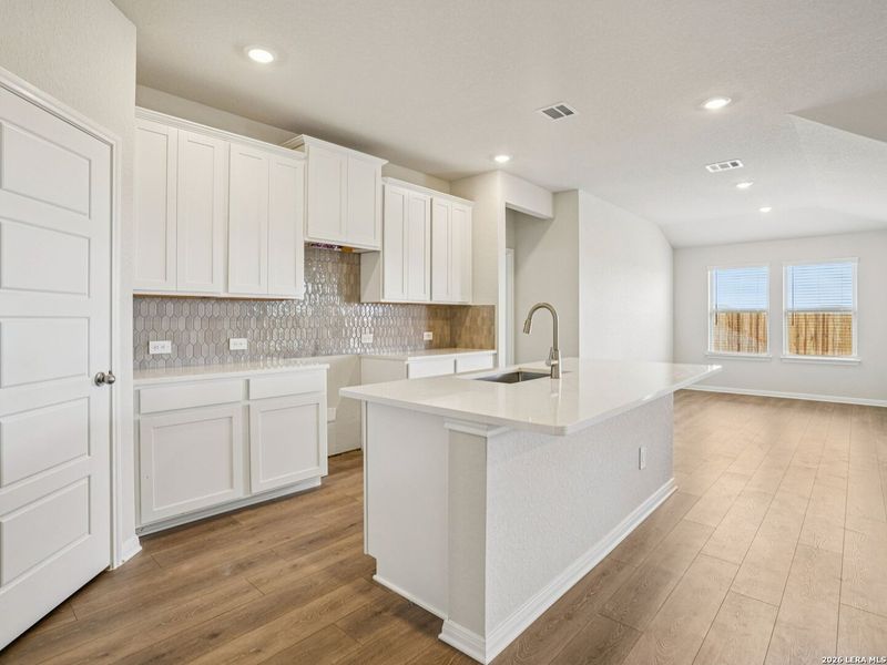 Furnished interior view inside a new home in Legendary Trails - Premier Series, Cibolo (Image 3).
