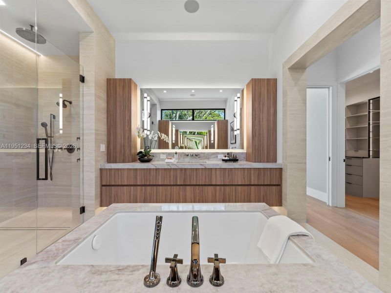 Furnished interior view inside a new home in , Palmetto Bay (Image 5).
