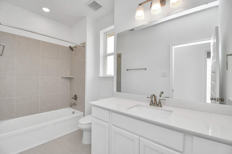 Furnished interior view inside a new home in Elyson, Katy (Image 6).