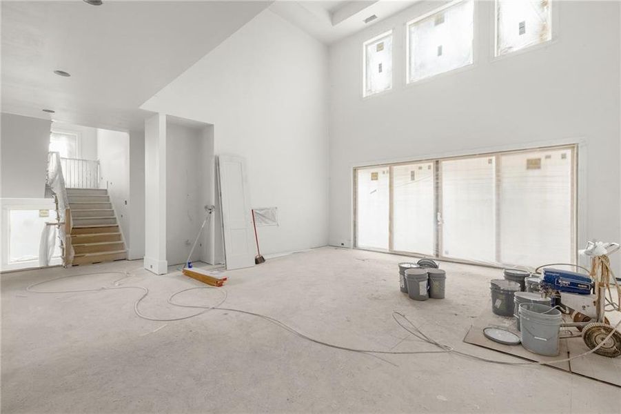 In-progress construction of a new home in , Marietta, GA (Image 9).