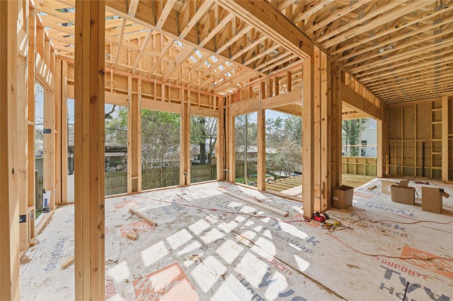 In-progress construction of a new home in , Houston, TX (Image 19).