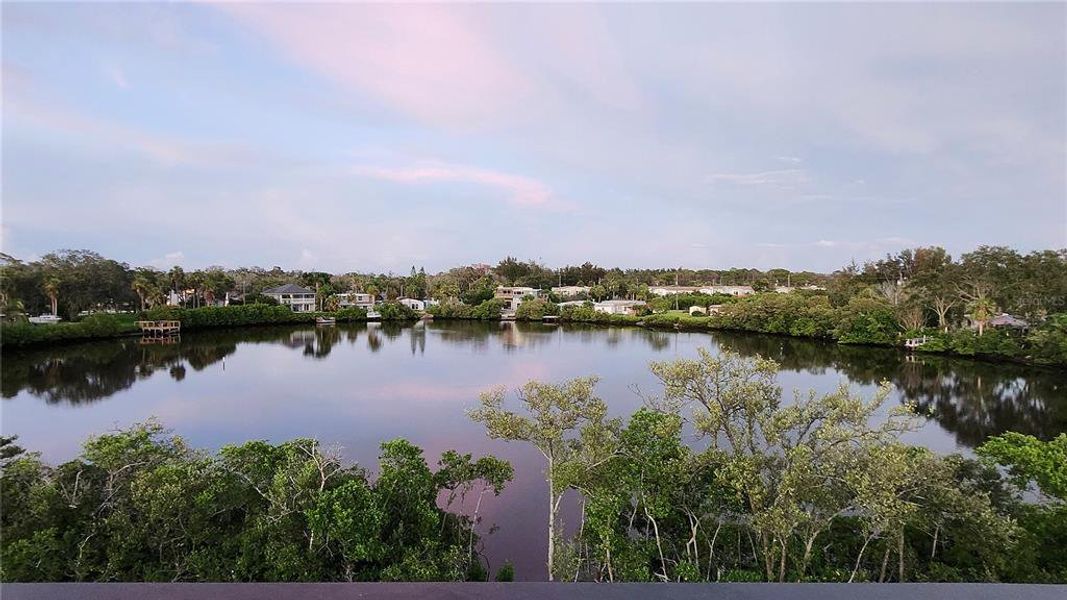View from the third floor, back of the house