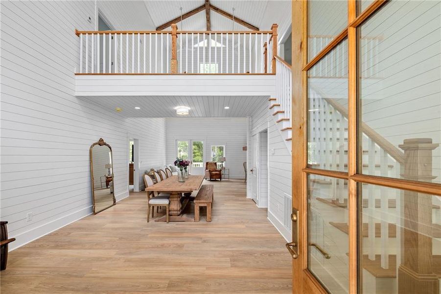 Furnished interior view inside a new home in , Flowery Branch (Image 33).