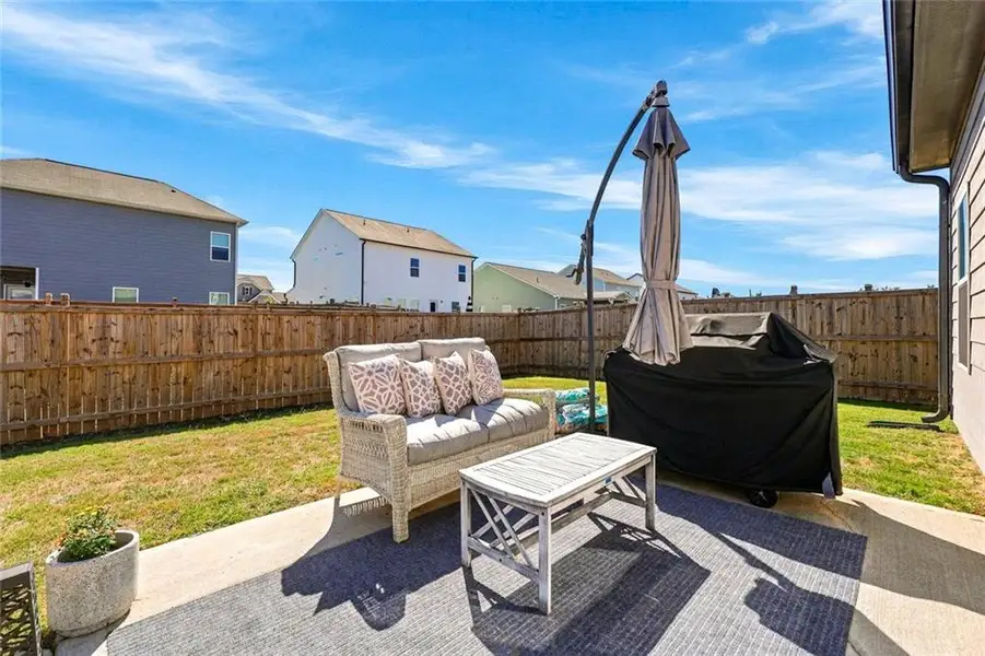 Exterior details and patio area of a home in , Cartersville (Image 4).