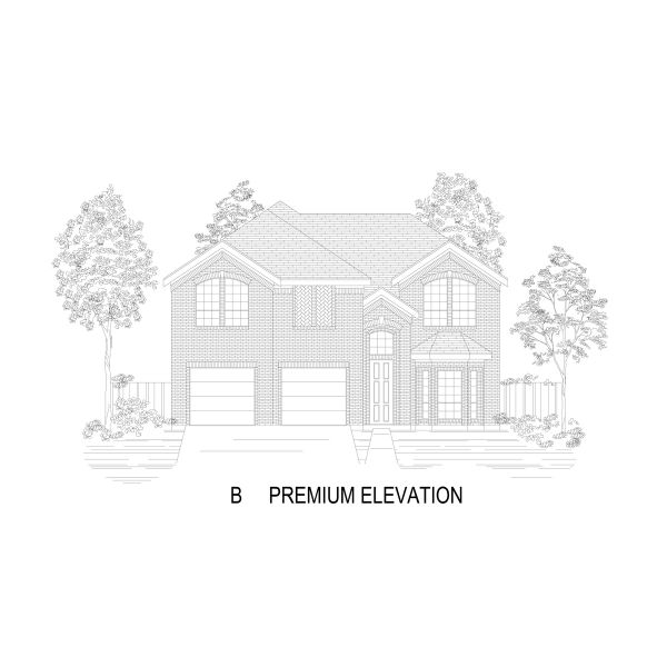 Representative rendering of the exterior for the Columbia F by First Texas Homes (Image 3). Representative rendering of the exterior for the Columbia F by First Texas Homes (Image 3).