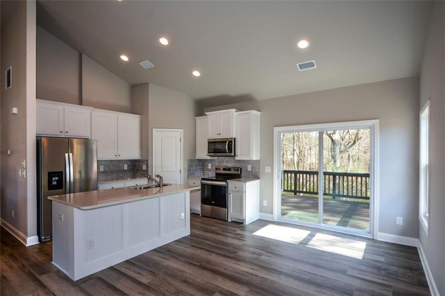 Furnished interior view inside a new home in , Winder (Image 7).