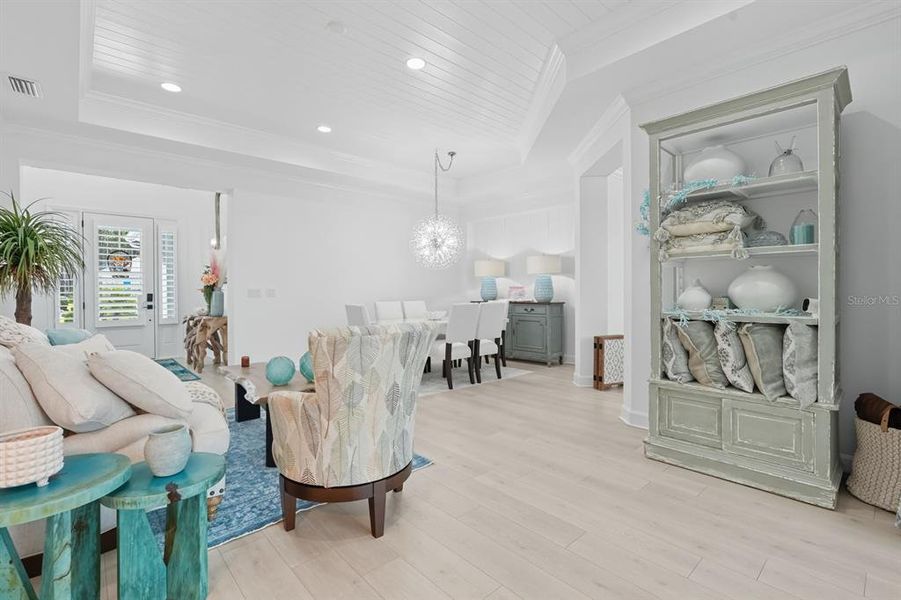 Furnished interior view inside a new home in , Daytona Beach (Image 44).