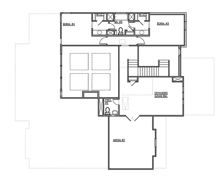2D floor plan layout of this home in Santa Rita Ranch, Liberty Hill, TX (Image 3). 2D floor plan layout of this home in Santa Rita Ranch, Liberty Hill, TX (Image 3).