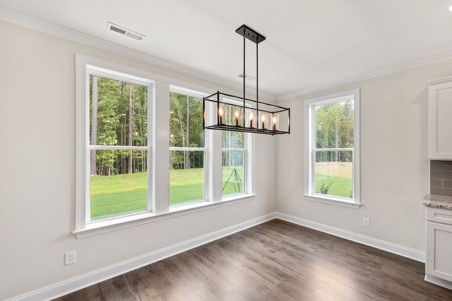 Representative unfurnished interior of a home built from the The Chandler by RobuckHomes in Baylee Ridge, Selma (Image 192).