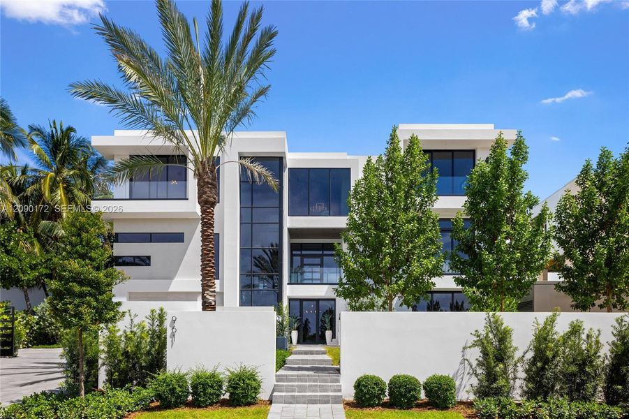 Front exterior of a new home in , Hillsboro Beach, FL, highlighting curb appeal (Image 2). Front exterior of a new home in , Hillsboro Beach, FL, highlighting curb appeal (Image 2).