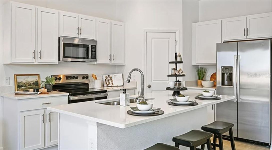 Furnished interior view inside a new home in Waterstone Townhomes, Groveland (Image 11).