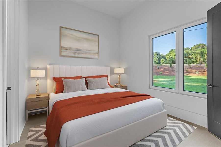 Furnished interior view inside a new home in , Winder (Image 17).