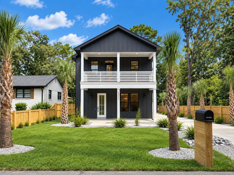 Front exterior of a new home in , Hanahan, SC, highlighting curb appeal (Image 2). Front exterior of a new home in , Hanahan, SC, highlighting curb appeal (Image 2).