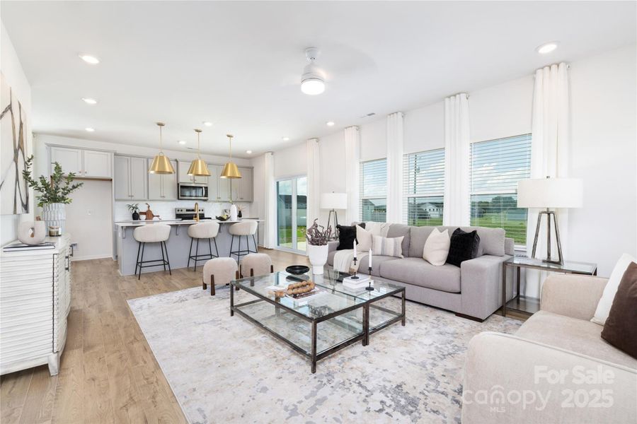 Furnished interior view inside a new home in , New London (Image 16).