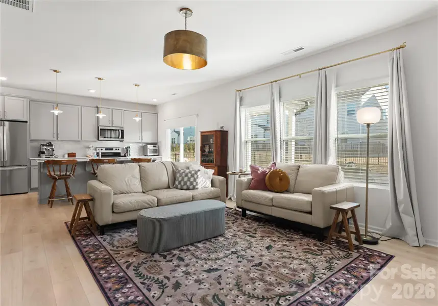 Furnished interior view inside a new home in Scotch Meadows, Monroe (Image 4).