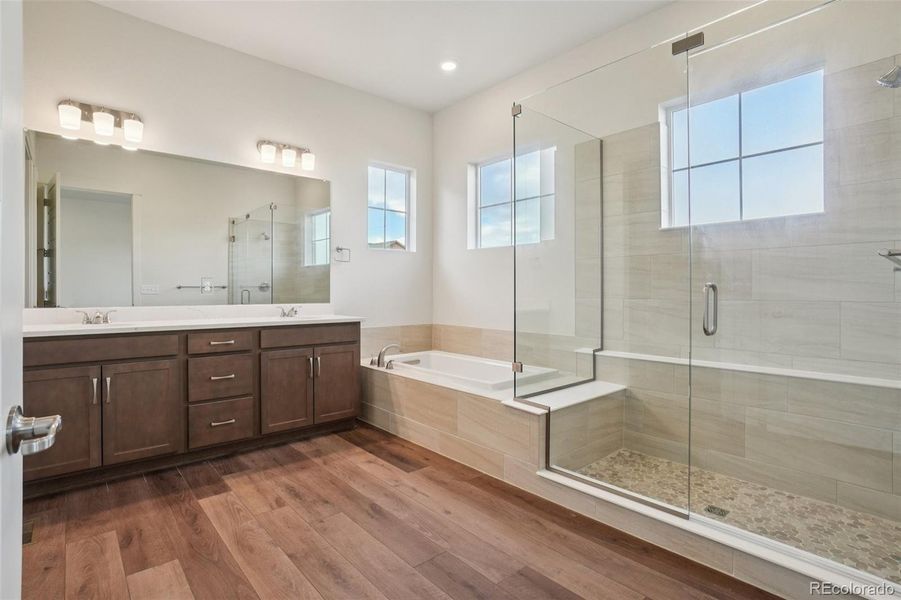 Furnished interior view inside a new home in , Fort Collins (Image 31).