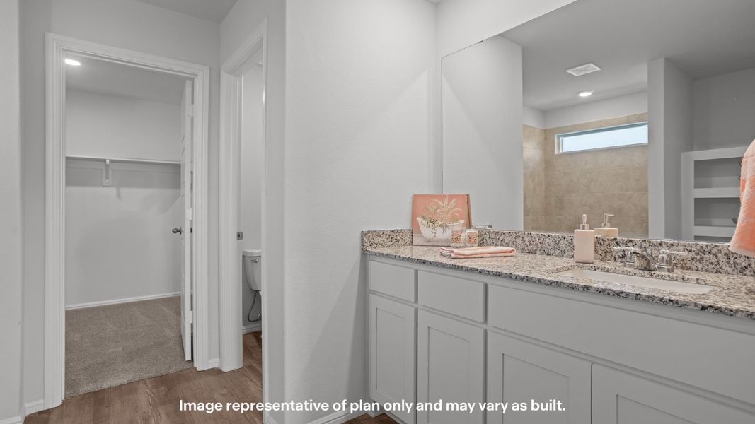Furnished interior view inside a new home in Allen Farms, Lubbock (Image 7).