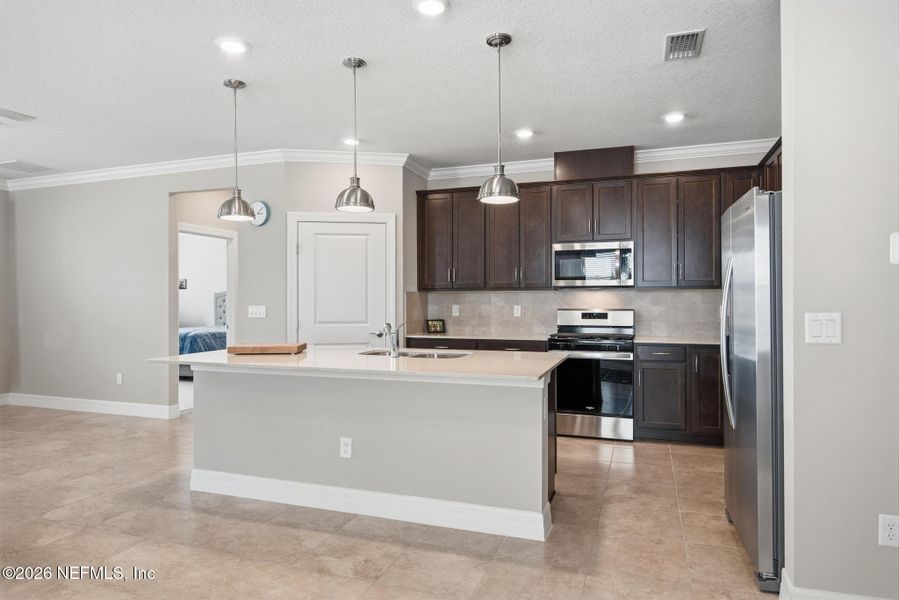Furnished interior view inside a new home in , St. Augustine (Image 45).