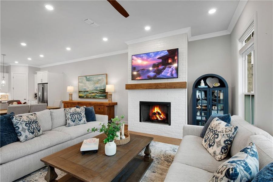 Furnished interior view inside a new home in , Peachtree Corners (Image 36).