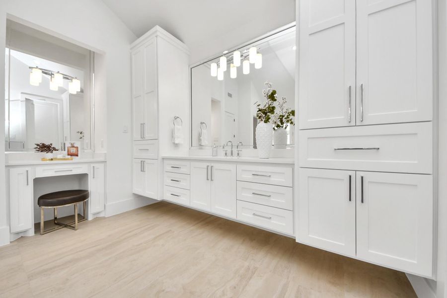 Furnished interior view inside a new home in , Houston (Image 37).